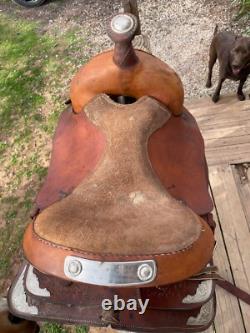 15in Saddle King of California Western Saddle Lightly Used