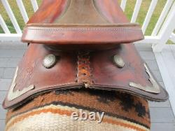 16'' # 1621 Blue Ridge Fqh Bars Western Trail Saddle USA
