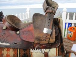 16'' # 1621 Blue Ridge Fqh Bars Western Trail Saddle USA