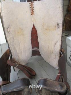16'' # 1621 Blue Ridge Fqh Bars Western Trail Saddle USA