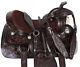 16 17 Western Leather Barrel Racing Racer Pleasure Trail Horse Saddle Tack