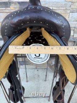 16.5/ 17 Circle Y Flex 2 Park And Trail Saddle, Western Saddle-Butter Soft