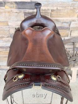 16.5/ 17 Circle Y Flex 2 Park And Trail Saddle, Western Saddle-Butter Soft