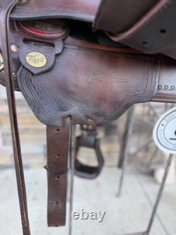 16.5/ 17 Circle Y Flex 2 Park And Trail Saddle, Western Saddle-Butter Soft
