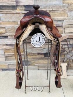 16.5 Big Horn #106, Light Weight Western Trail Horse Saddle, Clean