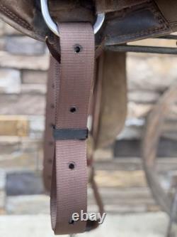 16.5 Big Horn #106, Light Weight Western Trail Horse Saddle, Clean