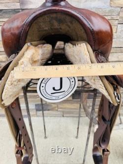 16.5 Big Horn #106, Light Weight Western Trail Horse Saddle, Clean