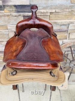 16.5 Big Horn #106, Light Weight Western Trail Horse Saddle, Clean