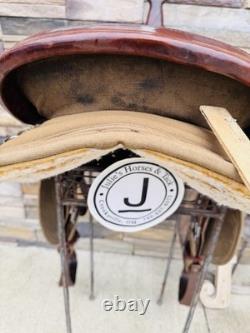16.5 Big Horn #106, Light Weight Western Trail Horse Saddle, Clean