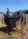 16.5 Black Big Horn #115 Arabian Bars Western Saddle Light Weight