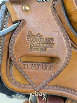 16.5 Inch Used Colorado Saddlery Western Trail Saddle 901-8675