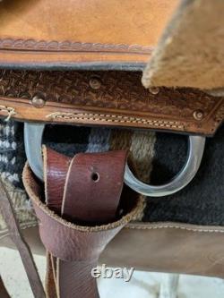 16.5 Inch Used Colorado Saddlery Western Trail Saddle 901-8675
