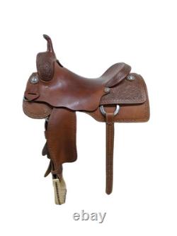 16.5 Inch Used Power River Western Cutting Saddle 1051-11083