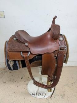 16.5 Inch Used Power River Western Cutting Saddle 1051-11083