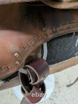 16.5 Inch Used Power River Western Cutting Saddle 1051-11083