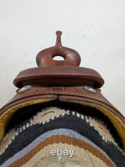 16.5 Inch Used Power River Western Cutting Saddle 1051-11083