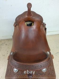 16.5 Inch Used Power River Western Cutting Saddle 1051-11083