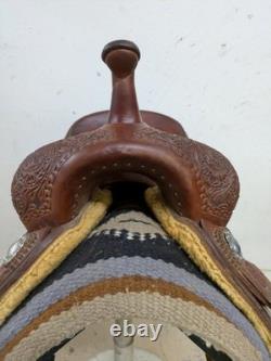 16.5 Inch Used Power River Western Cutting Saddle 1051-11083
