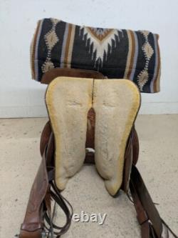 16.5 Inch Used Reinsman Western Trail Saddle 975-9895