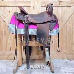 16.5 McCall McLite Lady Pendleton All Around Ranch Saddle