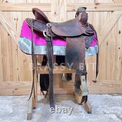 16.5 McCall McLite Lady Pendleton All Around Ranch Saddle