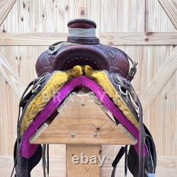 16.5 McCall McLite Lady Pendleton All Around Ranch Saddle 16.5 McCall McLite Lady Pendleton All Around Ranch Saddle