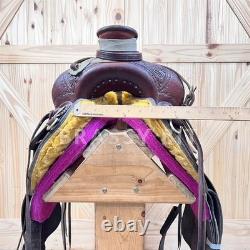 16.5 McCall McLite Lady Pendleton All Around Ranch Saddle
