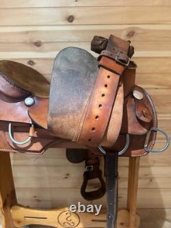 16.5 Rocking R Western Work Training Saddle