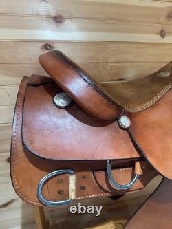 16.5 Rocking R Western Work Training Saddle