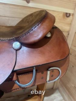 16.5 Rocking R Western Work Training Saddle