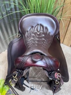 16.5 TUCKER Cheyenne Frontier Trail Western Saddle Wide Tree LIGHTLY USED