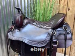16.5 TUCKER Cheyenne Frontier Trail Western Saddle Wide Tree LIGHTLY USED