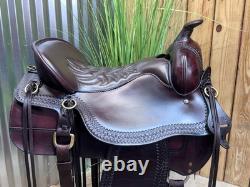 16.5 TUCKER Cheyenne Frontier Trail Western Saddle Wide Tree LIGHTLY USED