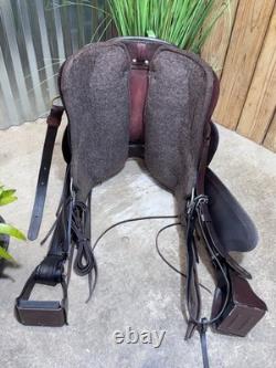 16.5 TUCKER Cheyenne Frontier Trail Western Saddle Wide Tree LIGHTLY USED