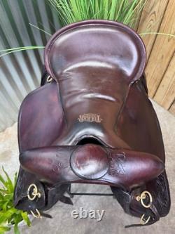 16.5 TUCKER High Plains Gen II Western Trail Saddle #262? NICE