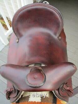 16'' #722 American Saddlery Bear Trap Rancher Western Saddle Hi Cantle Qh Bars