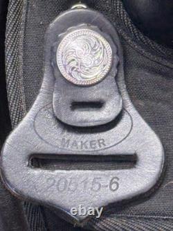 16 ABETTA Black Western Horse Trail Saddle #20515-6 Light Weight