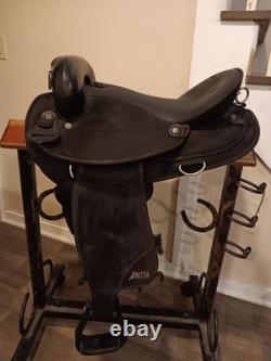 16 Abetta Endurance Western Synthetic Saddle FQHB