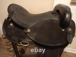 16 Abetta Endurance Western Synthetic Saddle FQHB