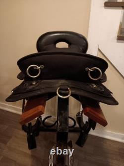 16 Abetta Endurance Western Synthetic Saddle FQHB