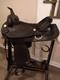 16 Abetta Trail Synthetic Black Western Saddle Fqhb