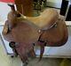16 Alamo Saddlery Western Pleasure Riding Saddle With Acorn Tooling