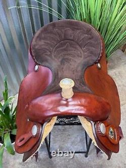 16 American Saddlery Western Cutting Saddle Ranch Horse Team Penning