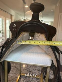 16 American saddlery Barrel Racing Western Saddle Model 408