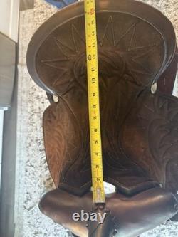 16 American saddlery Barrel Racing Western Saddle Model 408