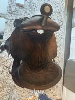 16 American saddlery Barrel Racing Western Saddle Model 408