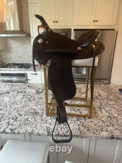16 American saddlery Barrel Racing Western Saddle Model 408