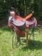 16 B&b Saddlery Wade Western Saddle Fqhb Leather Trail Ranch Saddle Used