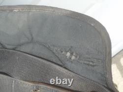 16 BIG HORN #603 LightWeight Cordura &Suede BLACK Trail SADDLEFQHBMade in USA