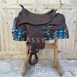 16 Barefoot Missoula Nut Treeless Western Saddle